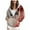 Khaki, variant on Towmus Women's Halloween Hoodies Tie-Dye Letter Printed Zip Up Drawstring Hooded Jackets With Pockets, Long Sleeve, XS-6XL