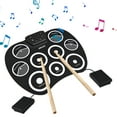 thumbnail image 4 of Batería Electrónica Leyfeng Hand Roll Drum Set 9 Pads MIDI, 4 of 8