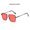 Black Frame Red Film, variant on Retro Metal Frame Sunglasses For Cycling And Stage Performance With Ocean Lens Design Glasses For Outdoors Use