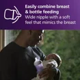thumbnail image 5 of Philips Avent Natural Baby Bottle With Natural Response Nipple, Purple, 9oz 4pk, SCY903/34, 5 of 9