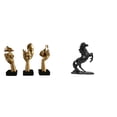 thumbnail image 1 of Estatuas de pensadores,Estatuas de pensadores,esculturas de arte abstracto para mesa,Figuras modernas con rostros para decorar el escritorio,Estatua de caballo,Estatua de caballo,escultura, 1 of 8