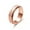 Rose Gold, variant on 6MM Rose Gold Rainbow Frosted Band Titanium Engagement Spinner Ring Size 4-11