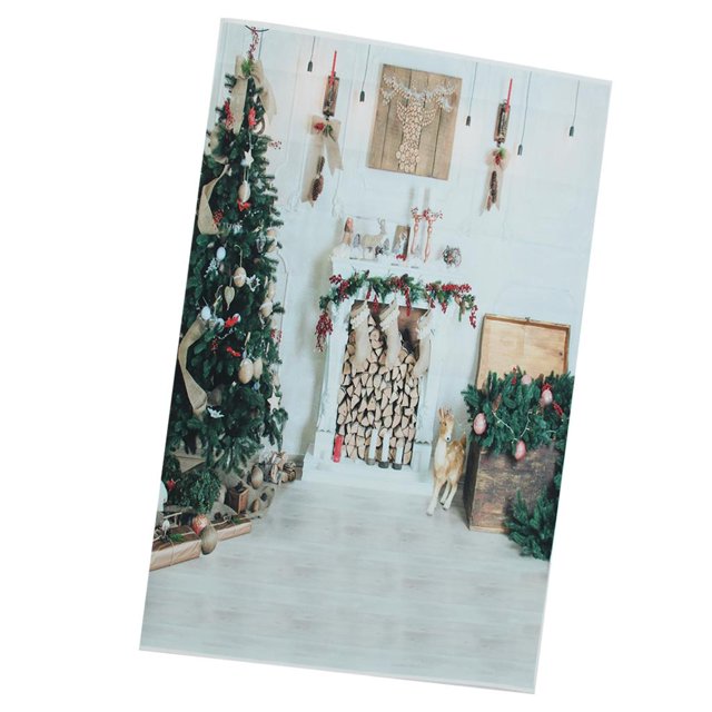4,1 × 2.6 Pies Fotografía de Navidad Fondo para Niños Retrato de Estudio Fotográfico al Fotógrafo, Tela de Vinilo Fabricada en 11203 Baoblaze Telón de fondo de fotografía de Navidad