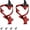 red, variant on ROCKBROS Universal Bike Water Bottle Cages Bicycle Water Bottle Holder Aluminum Alloy Bike Bottle Bracket for Road and Mountain Bike-2Pack