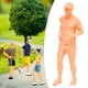 thumbnail image 1 of Figura pequeña sin pintar 1:64 para correr Diorama colecciones de paisajes Decoración de diseño Hugo Estilo A, 1 of 10