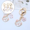 thumbnail image 3 of 3pcs Metal Rabbit Pendant Lovely Pendant Rabbit DIY Charm for Car Key Chain, 3 of 8