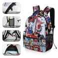 thumbnail image 5 of Power Rangers Backpacks Bookbag Casual Daypack for Travel Camping Hiking, 5 of 7