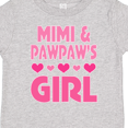 thumbnail image 4 of Inktastic Mimi and Pawpaw Girl Granddaughter Valentine Girls Toddler T-Shirt, 4 of 5