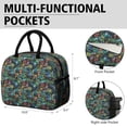 thumbnail image 6 of Womens Colorful Soccer Elements Pattern Lunch Box for Work,Insulated Lunch Bag for Women,Loncheras Para Mujer,Leakproof Adult Lunch Bag for Work,Beach,Travel,Picnic,Camping, 6 of 7