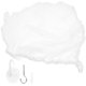 thumbnail image 5 of KAKOWELY Hamaca de peluche para juguetes, organizador de almacenamiento de red colgante para esquinas, soporte de malla, 5 of 5