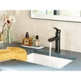 thumbnail image 3 of MOEN 84794BL Meena Single Hole Single Handle Bathroom Faucet in Matte Black, 3 of 7