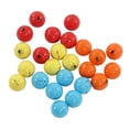 thumbnail image 3 of Juego de 24 pelotas de golf de goma de colores, de alta resistencia y 2 capas, para principiantes, B155, 3 of 14