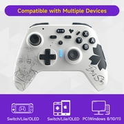 Switch Pro Controller for N-Switch Controller/Switch Lite/OLED, Wireless Switch Controllers with Joystick,Programmable,TURBO/Wakeup