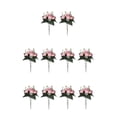 thumbnail image 2 of ZheElen Long-lasting Durability Easy To Clean Artificial Flower Arrangement For Wedding Decoration Realistic Appearance pink 5Set, 2 of 6