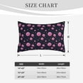 thumbnail image 4 of Picia Pink Planets And Stars Pattern Plush Pillow Case – Soft and Cozy Cushion Cover, Hypoallergenic Throw Pillow Case for Home Decor-20"x30", 4 of 6