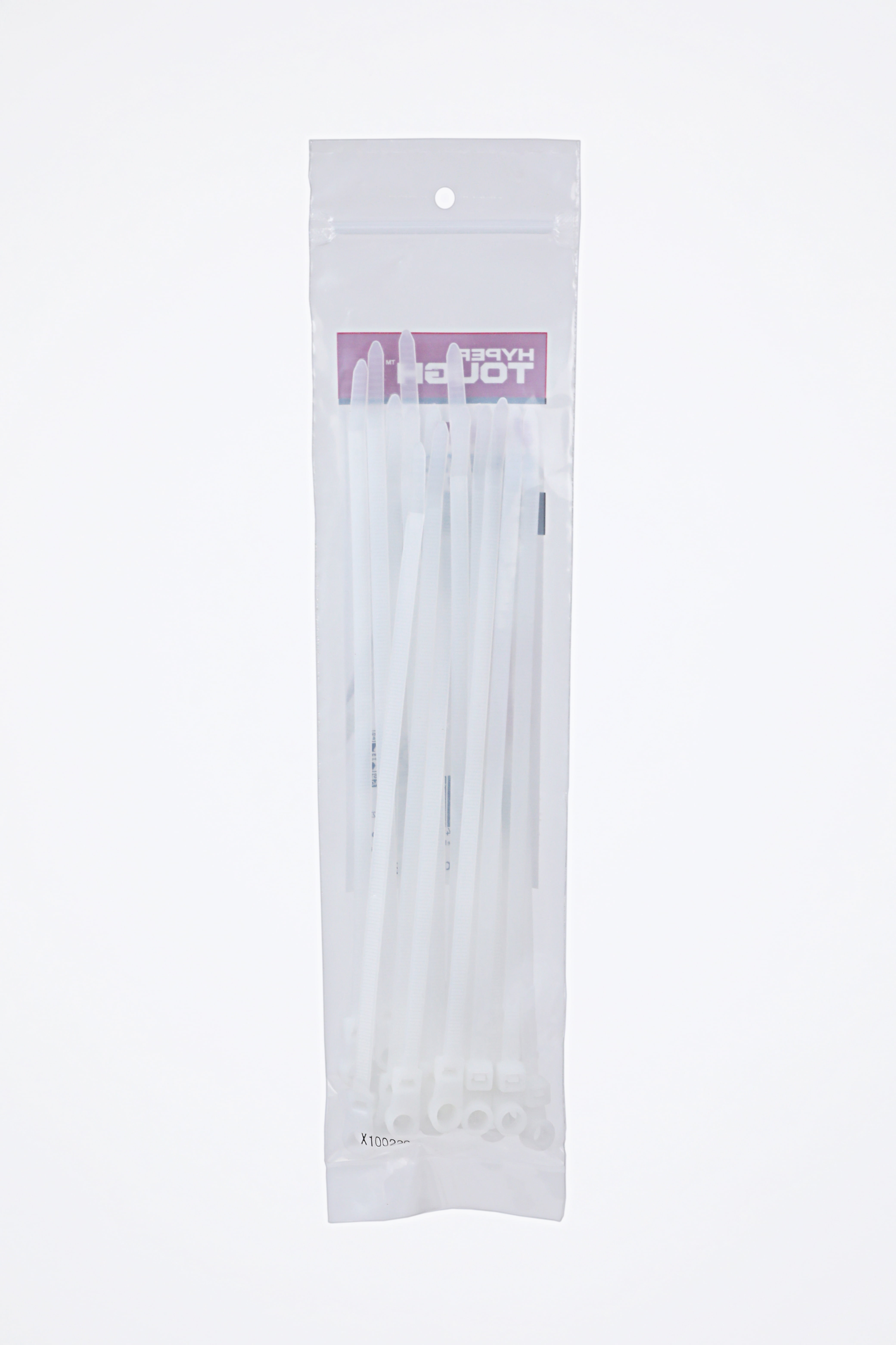Hyper Tough 8inch Mounting Cable Tie Natural 20Pcs