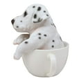 thumbnail image 4 of Realistic Adorable Spotted Dalmatian Puppy Dog in Teacup Statue 6" Tall Pet Pal, 4 of 6