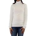 thumbnail image 2 of Ladies Supersoft Cotton Long Sleeve Top Turtleneck, 2 of 2
