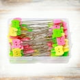 thumbnail image 3 of Shisuyan Sewing Pins Stainless Steel Assorted Color 50Pcs 2.8x2x0.8in, 3 of 8