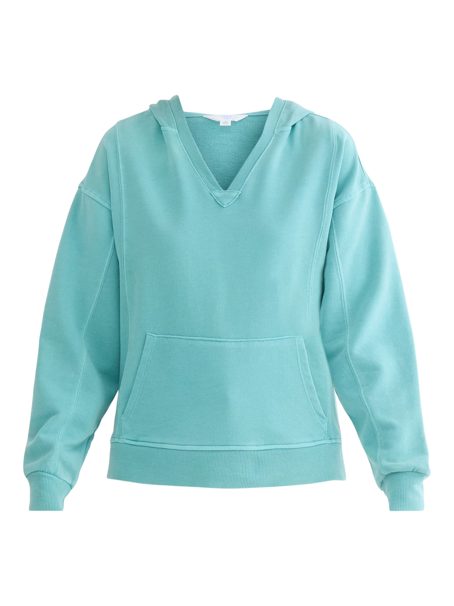 Time and Tru Women's Split Neck Hoodie, Sizes XS-XXXL