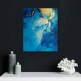 thumbnail image 5 of JEUXUS  Canvas Wall Art For Living Room Wall Decorations For Bedroom Modern Bathroom Wall Decor Painting Blue Abstract Pictures Artwork Inspirational Canvas Art Prints Kitchen Home Decor, 5 of 5