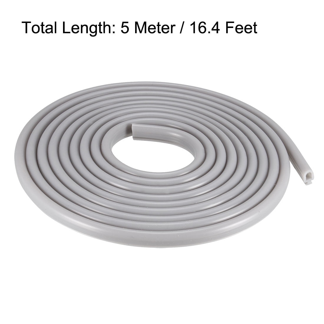 Unique Bargains T-Slot Mount Weatherstrip Seal Bulb Bubble for Insulation and More 5000mm