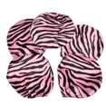 thumbnail image 4 of BDK Zebra Print Car Seat Covers Two Tone Zebra Accent on Black, 9pc, Full Set, 4 of 7