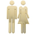 thumbnail image 4 of 1 Pair Restroom Identification Signs Men Women Bathroom Signs Bathroom Identification Signs, 4 of 8