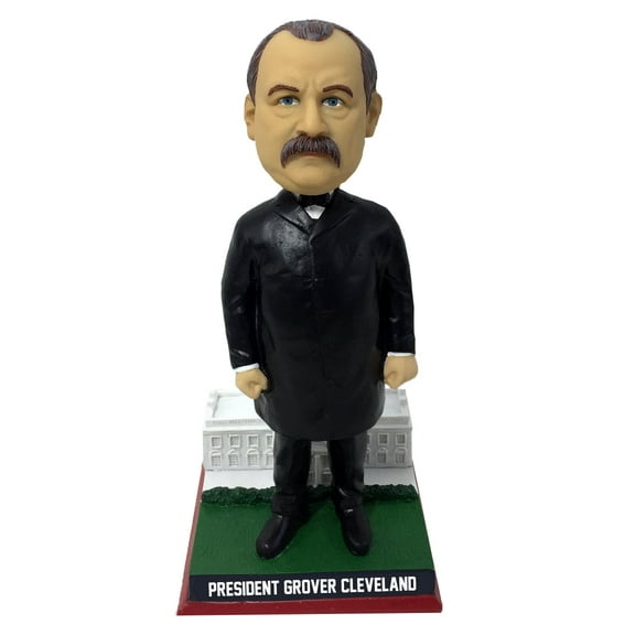 Grover Cleveland White House Base President Bobblehead Numbered to 1,884