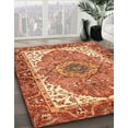 thumbnail image 2 of Ahgly Company Indoor Rectangle Abstract Red Persian Area Rugs, 8' x 10', 2 of 6