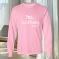 thumbnail image 6 of Feancey Casual Long Sleeve T Shirts for Men Yes I'm Still Freezing Letter Printed Tshirt Big and Tall Fashion Regular Fit Tee Shirt Crewneck Pullover Shirt Pink XL, 6 of 6