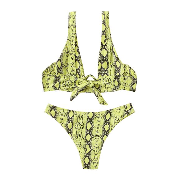 asdoklhq Swimsuits for Women Plus,Women Solid Lace Bikini Set Push Up Swimsuit Beachwear Padded Swimwear