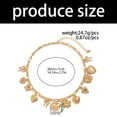 thumbnail image 5 of Women Elegant Punk Heart Necklace Trendy Adjustable Chain Jewelry Gifts, 5 of 9