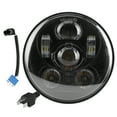 thumbnail image 2 of Motorcycle Headlamp,5.75in 75W LED Headlight Motorcycle Front Light Motorcycle Headlight Streamlined Design, 2 of 14