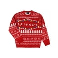 thumbnail image 7 of Friends TV Series Men's Logo And Holiday Lights Ugly Christmas Adult Pullover Sweater, 7 of 7