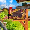 thumbnail image 4 of Fallen Thanksgiving Mailbox Cover Autumn Leaves Harvest Season Wooden Decorative Magnetic Mailbox Covers Standard Size 18x21 Inch Happy Fall Mail Box Wraps Post Letter Box Cover for Garden, 4 of 6