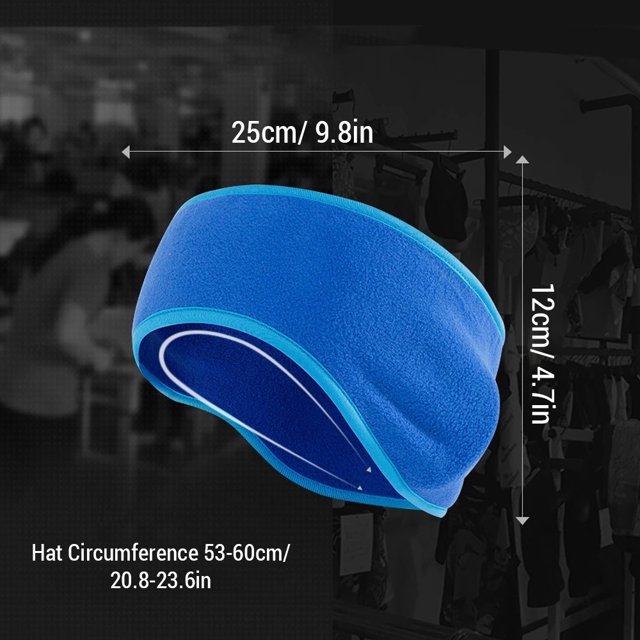 Bandeau de Sport d'Hiver pour Femmes, Bandeau Extensible et Chaud pour Jogging, Course, Randonnée