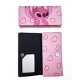 thumbnail image 1 of Cute Kawaii Cartoon Anime Stitch Angel Long Button Wallet Multiple Card Positions Change Bag Card Bag Handbag, 1 of 7