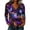 Black, variant on Women Halloween Print Long Sleeve Top Pocket Tunic Shirt, Graphic Loose Fit Casual Blouse, Spooky Holiday Pattern Soft Pullover Tunic