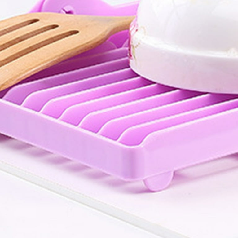 Collapsible Plastic and Silicone Dish Rack, Clear – DaysMarketplace