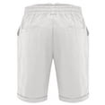 thumbnail image 4 of shoper Bermuda Shorts for Girls Elastic Waist Drawstring Knee Length Shorts Summer Lightweight Capri Pants foir Kids Linen Long Shorts with Pockets, 4 of 6