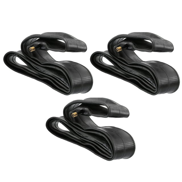 Unique Bargains 3 Pcs 24 inch Bike Inner Tube Rubber 30mm Long Straight Valve Bicycle MTB Inner Tire Tubes 24x1.75/1.95"