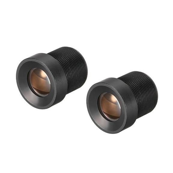 2Pcs Camera Lens 12mm Focal Length 720P F2.0 1/3 Inch Wide Angle for CCD Camera