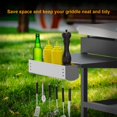 thumbnail image 5 of PinesC Griddle Caddy for Blackstone 28 Inch and 36 Inch Griddles, BBQ Griddle Caddy Organizer with Two Bottles, Removable BBQ Tool Caddy, Griddle Accessories Storage Box, 5 of 5