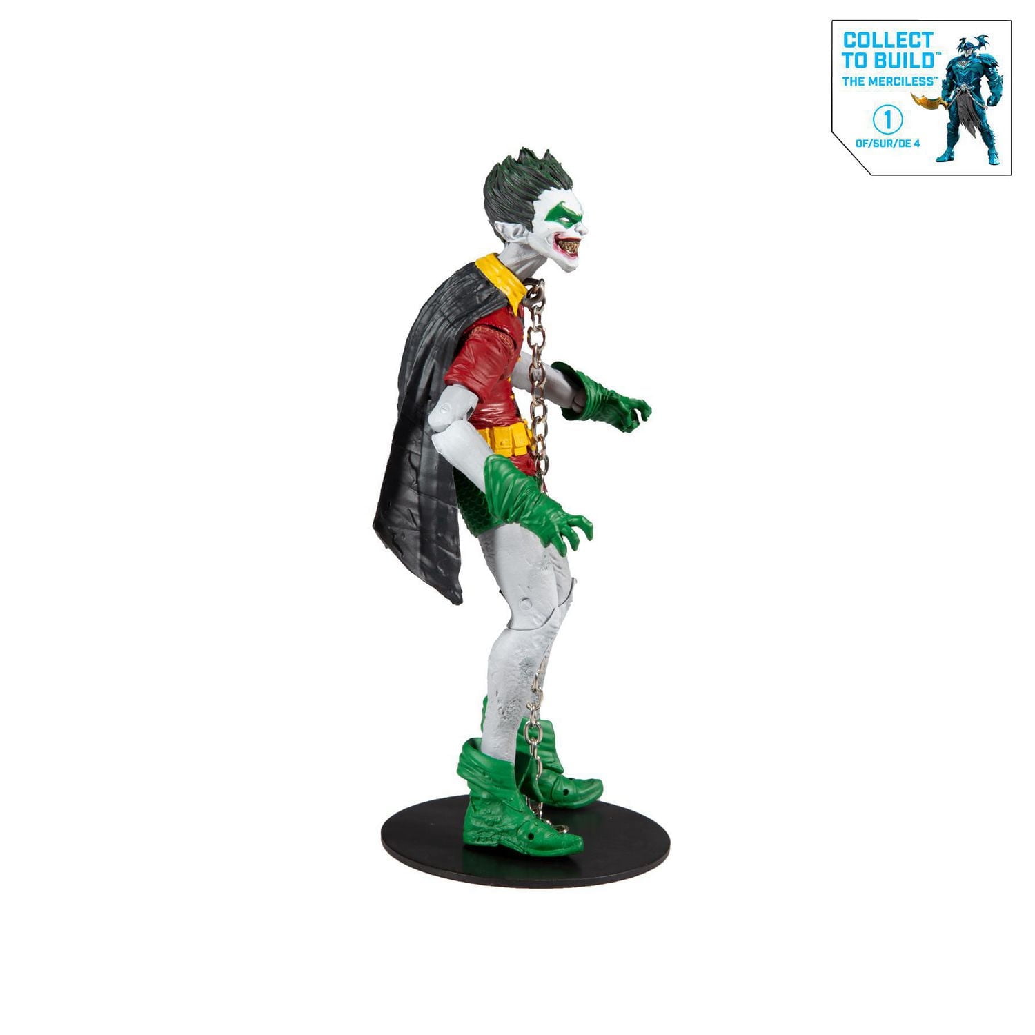McFarlane Toys - DC Multiverse - Robin Earth-22 (Dark Nights: Metal) Action Figure with Build-A Parts for 'The Merciless' Figure