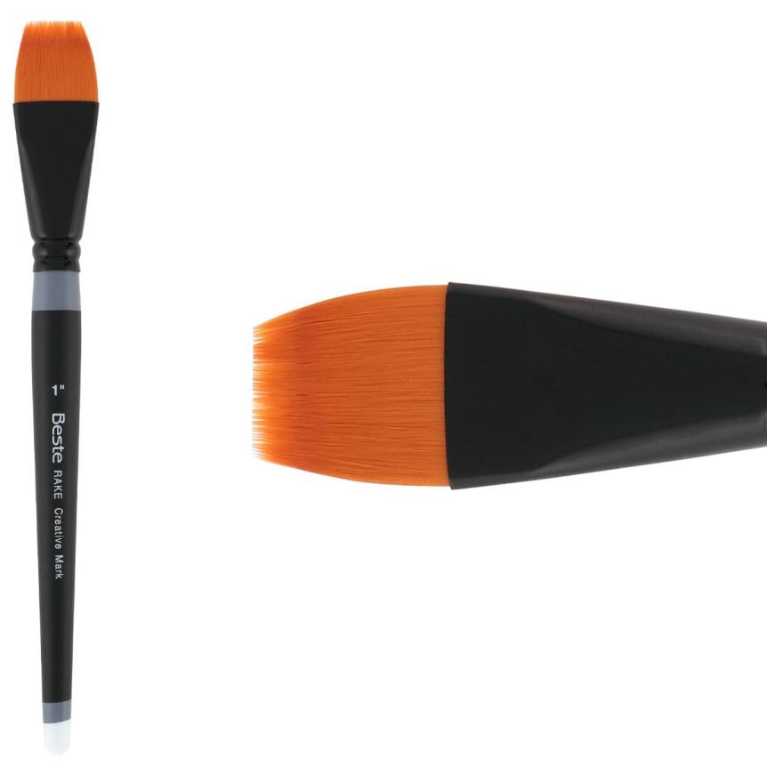 Creative Mark Beste Golden Taklon Hair Brushes Watercolor Paint