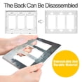 thumbnail image 4 of Yayeee Rocker Switch Wall Plate 2-Gang 4.7"x4.6" Home Decorative Outlet Cover, Moon and House, 4 of 6