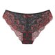 thumbnail image 2 of Plus Size Floral Lace Panties for Women Retro Seamless Briefs Underwear Black L, 2 of 5