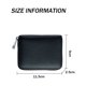 thumbnail image 5 of Laklulu - Tarjetero de cuero con bloqueo RFID para tarjetas de crédito, minicartera con cremallera para mujer y hombre, 5 of 6