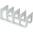 thumbnail image 1 of Yazoeia Desktop Bookshelf, Tabletop Bookcases Desk Organizers And Storage Rack for Cds/Magazine/Books,White CJC912-142926, 1 of 6
